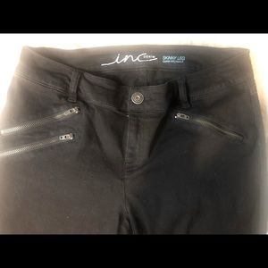 INC Black ankle length denim
